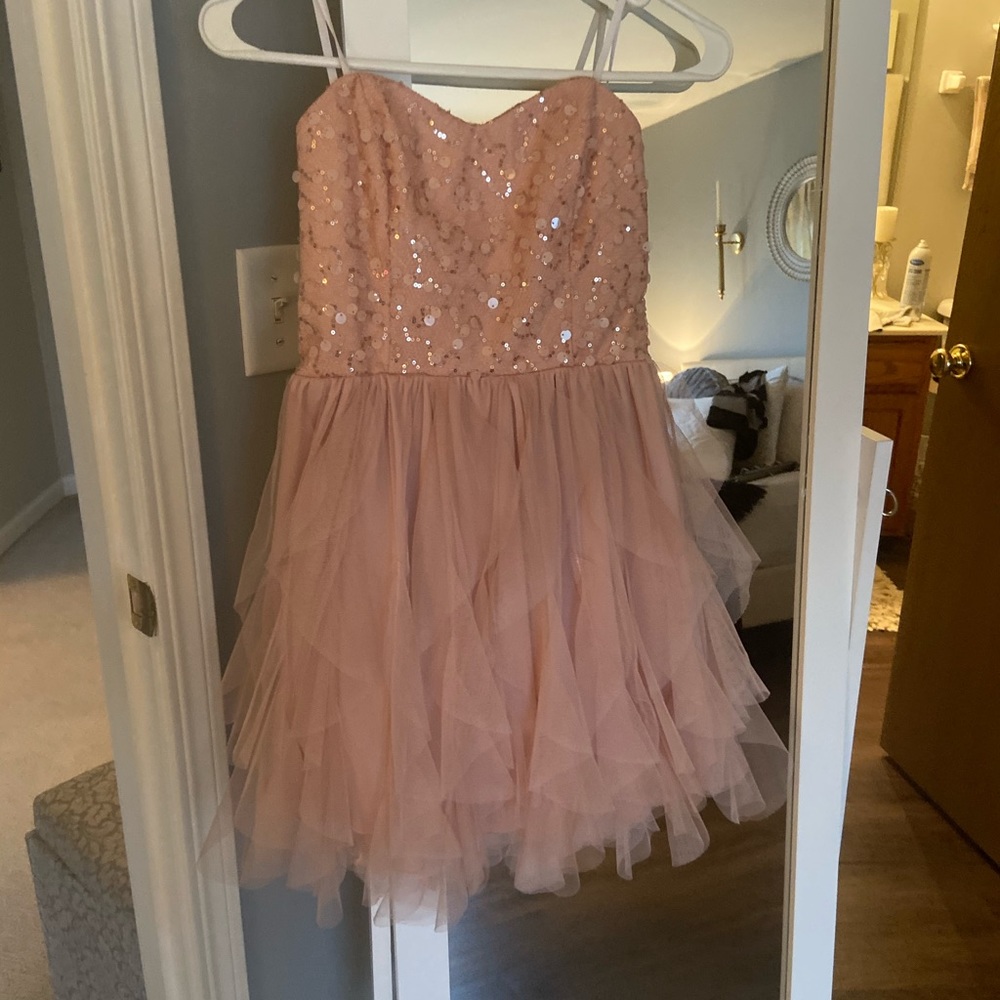 Pink cocktail dress